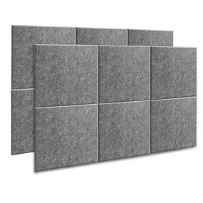 12-Packs: AGPtEK Acoustic Absorption Noise Cancellation Panels