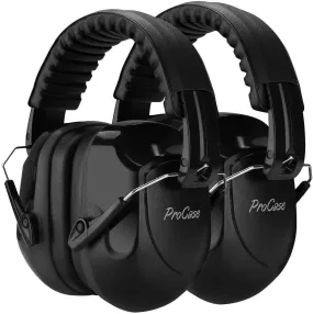 (2 Pack) Noise Reduction NRR 28dB EarMuffs