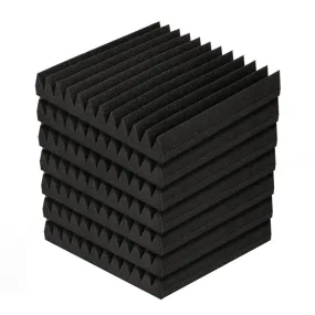 20pcs Acoustic Foam Panels Tiles Studio Sound Absorption Wedge 30x30CM