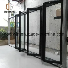 Anodizing Silver Double Glazed Aluminium Bifold Windows - China Aluminum Bifold Glass Window, Aluminum Bifolding Windows