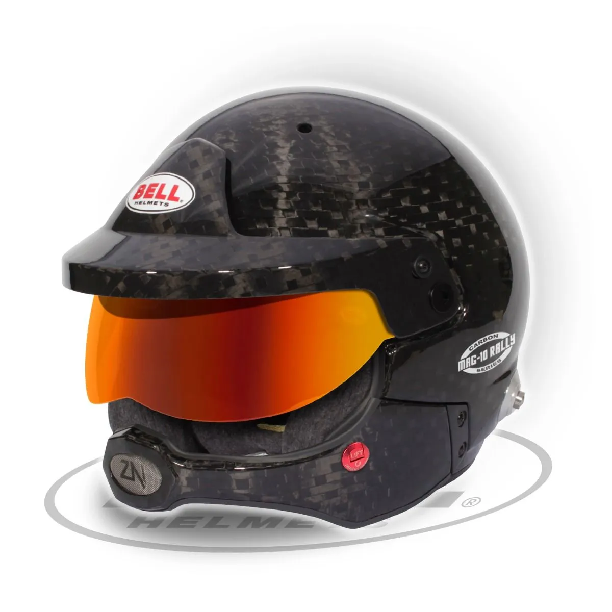 BELL 1245017 Racing helmet open face MAG-10 RALLY CARBON, FIA, carbon, 60 (7 1/2)