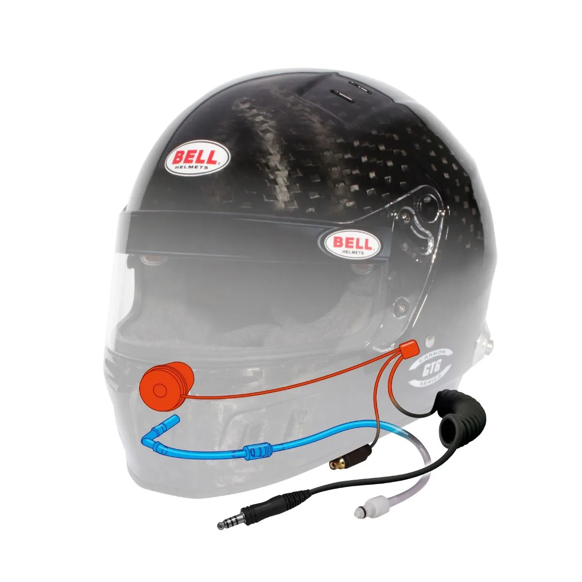 Bell Racing GT6 Carbon RD Helmet [FIA8859-2015 & SNELL SA2020] 54 to 61 