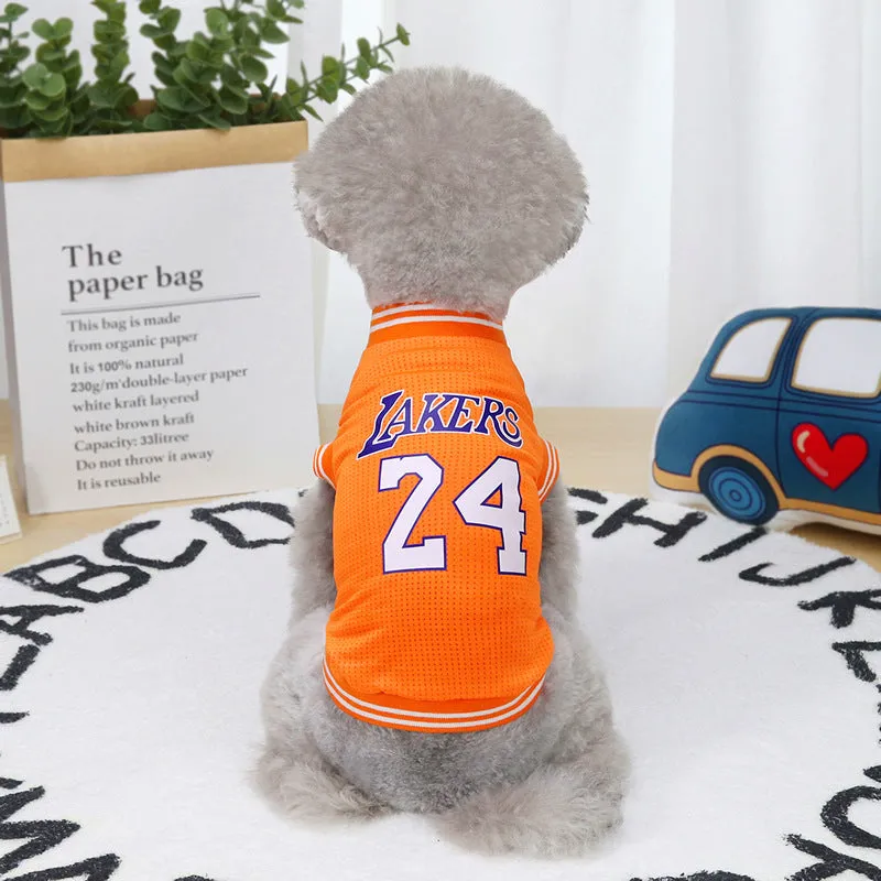 Breathable sports vest pet clothing