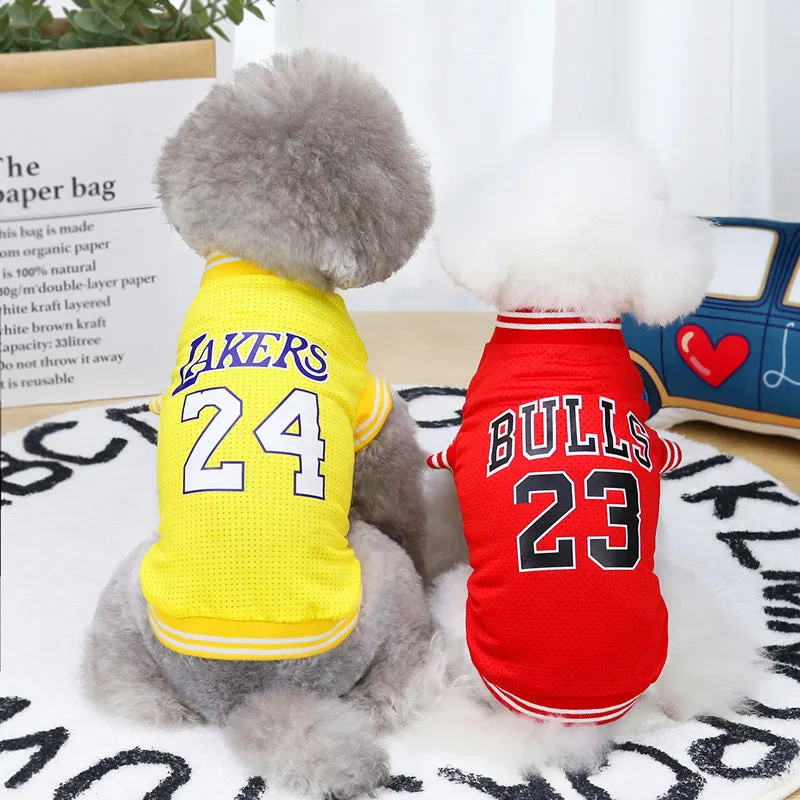 Breathable sports vest pet clothing