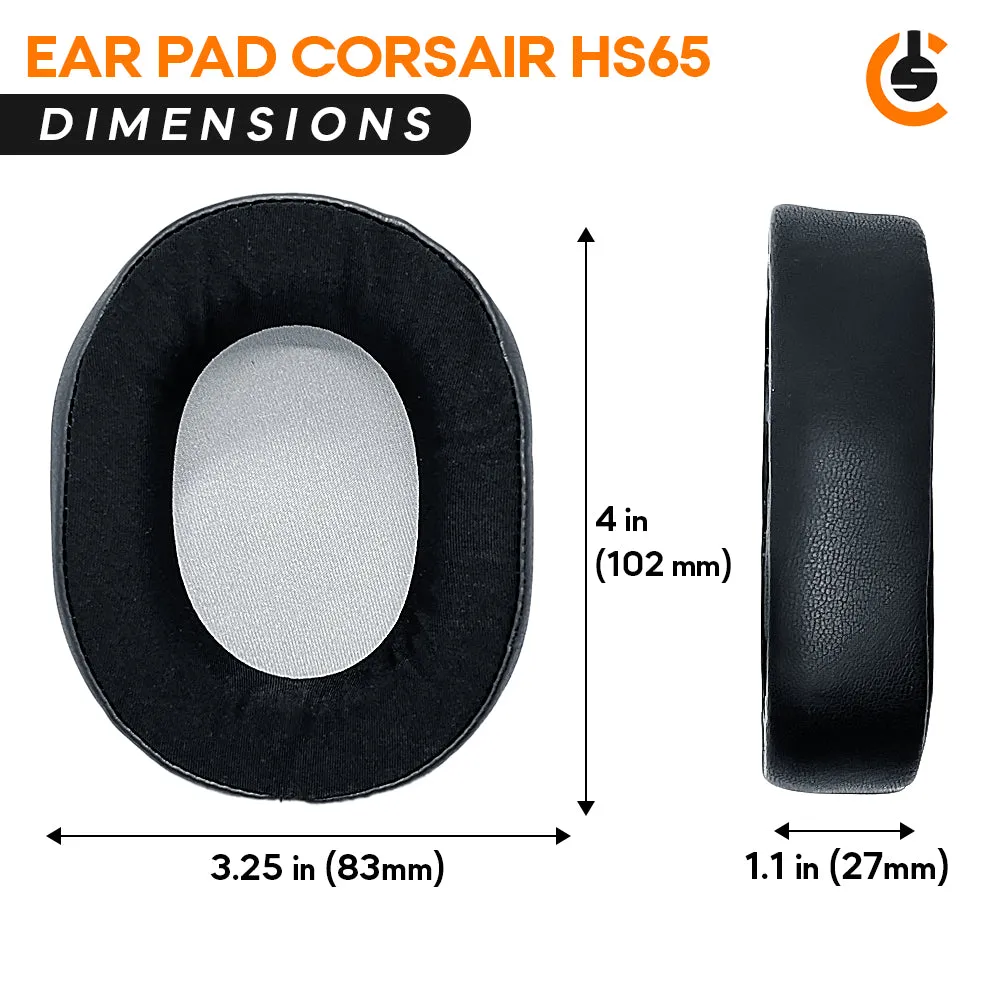 CS Replacement Ear Pad Cushions for Corsair HS65 HS55 HS55 PRO Gaming Headsets