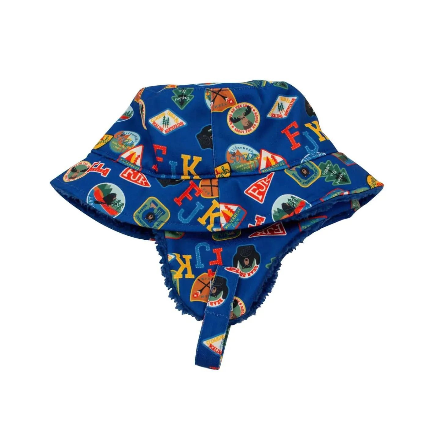 Flapjack Kids Winter Bucket Hat - Patches 2-4Y