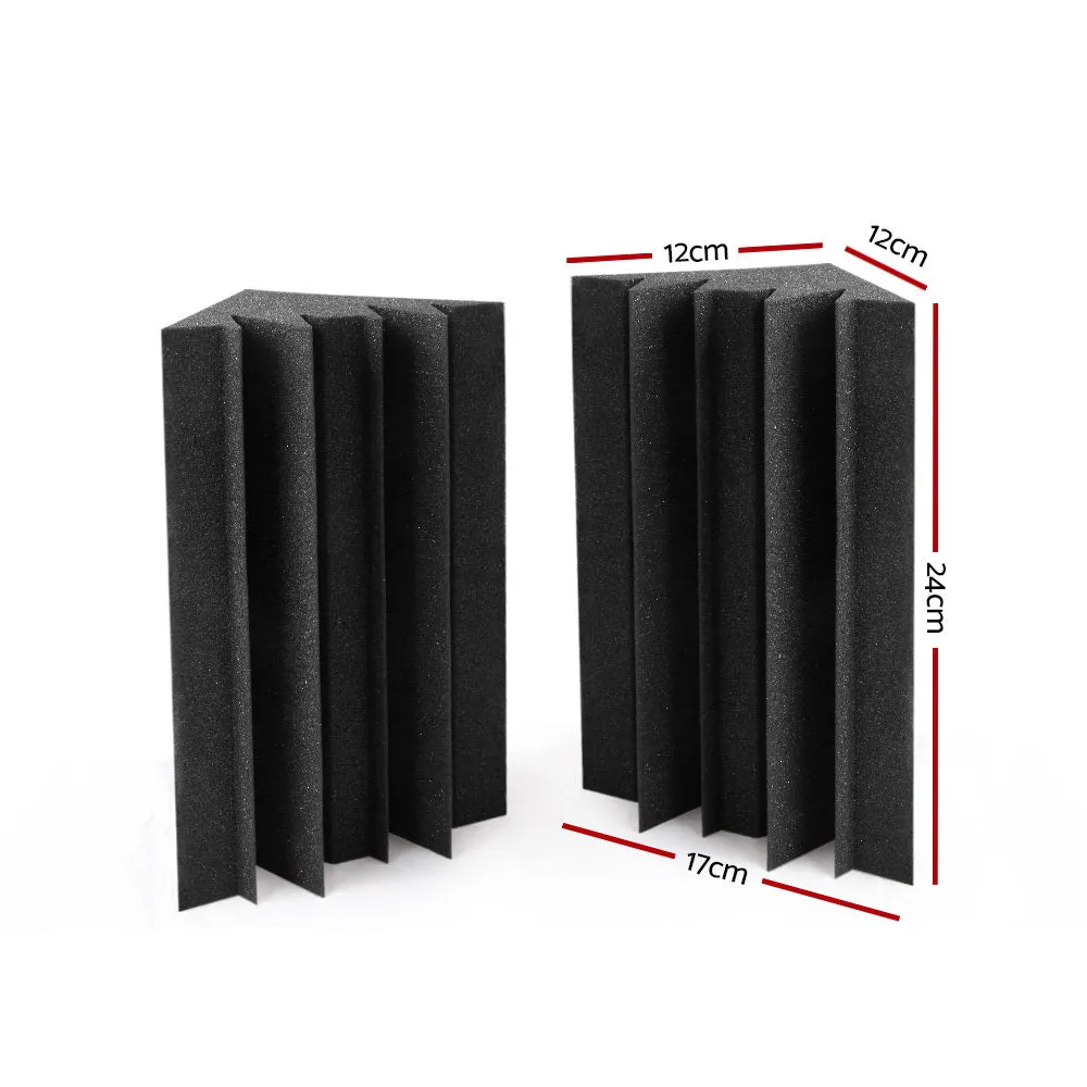 High-Density Corner Bass Traps 60pcs Soundproofing - Alpha