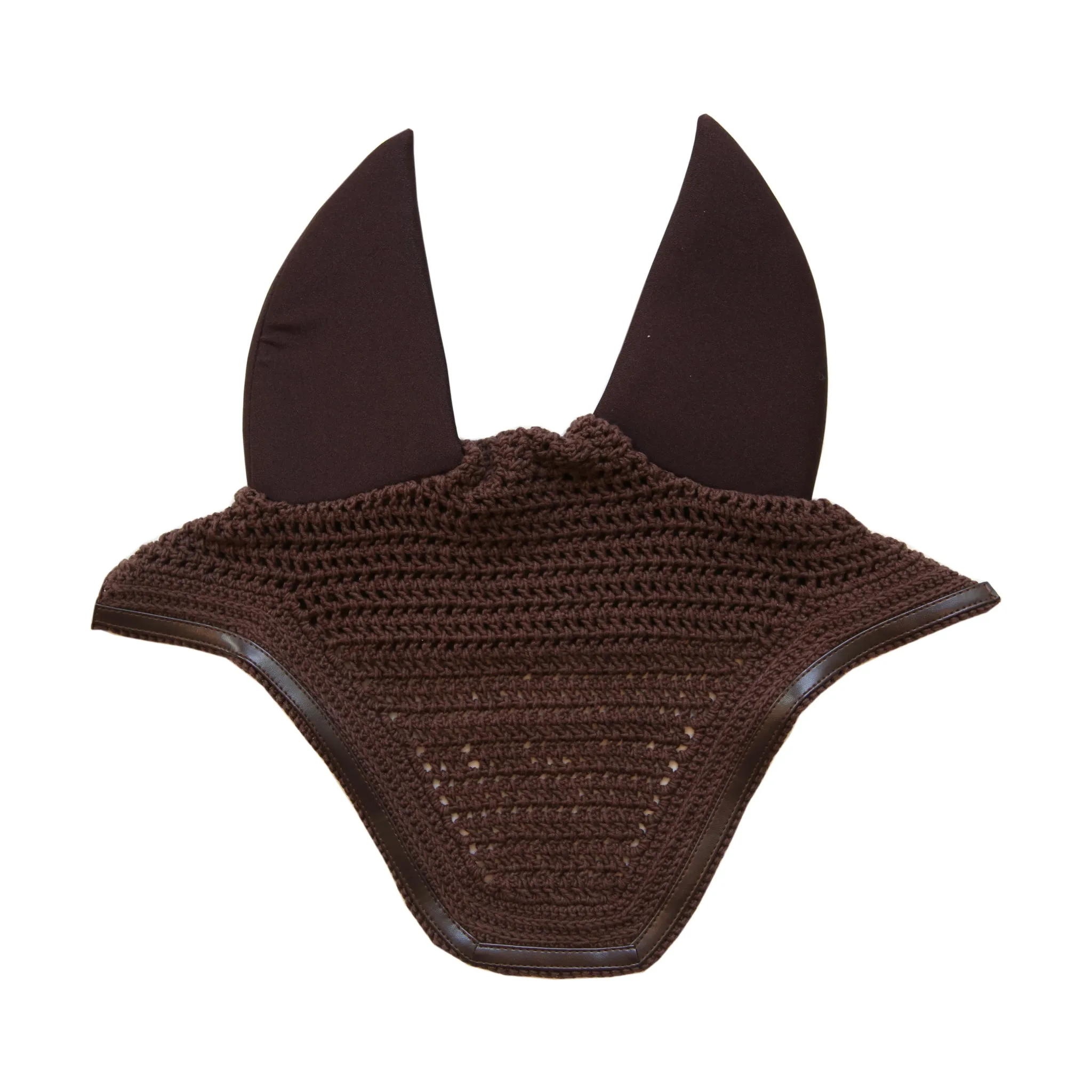 Kentucky Horsewear  Ear Bonnet Leather -Soundless