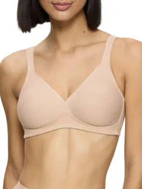 Modern Soft Cotton Non-Wired Bra - Neutral Beige