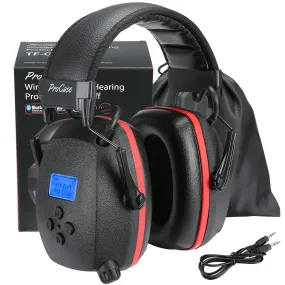 ProCase AM / FM Radio Headphones & NRR 26dB Hearing Protection Earmuff