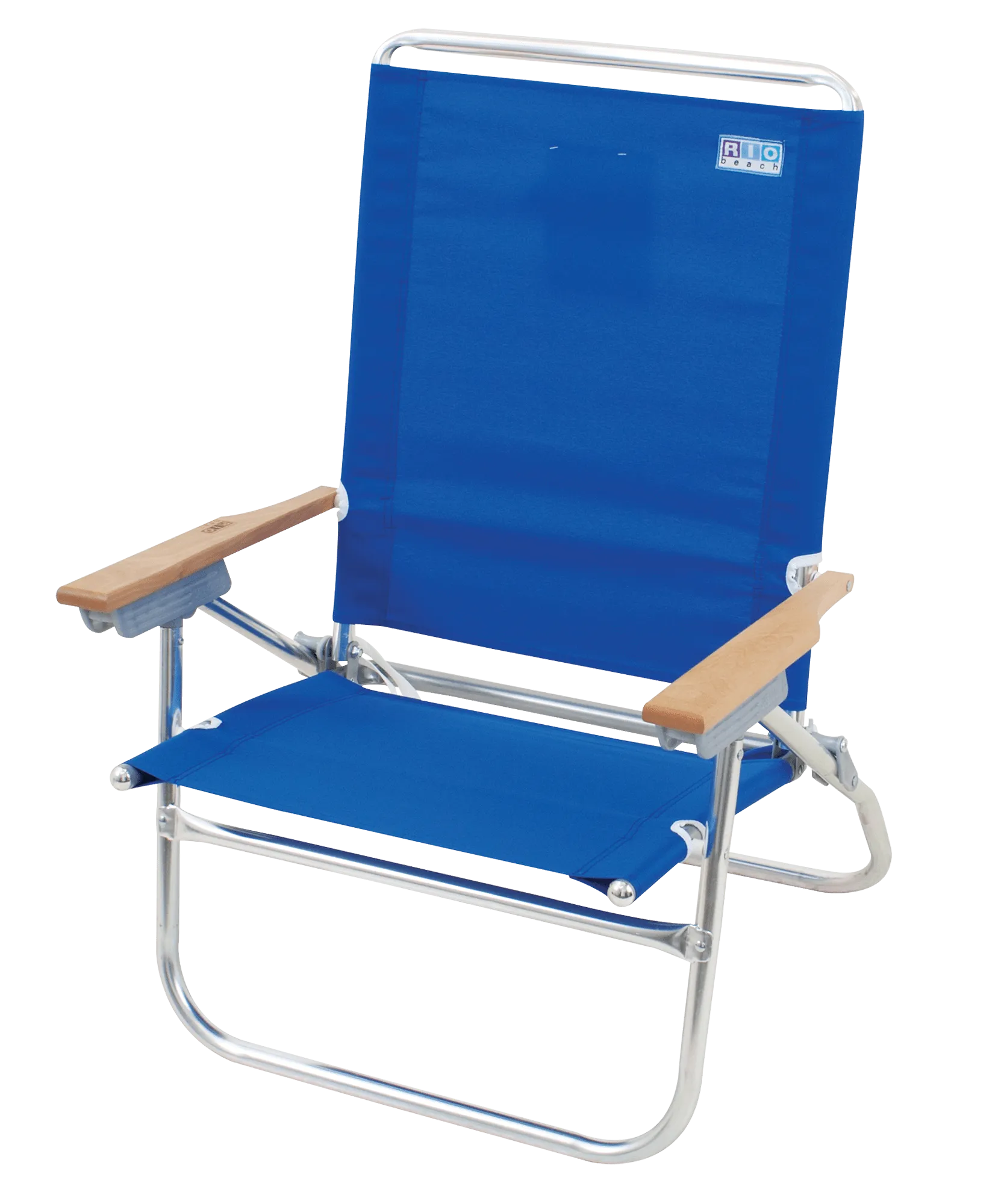 RIO Beach | 4-Position Easy In-Easy Out Beach Chair - Blue