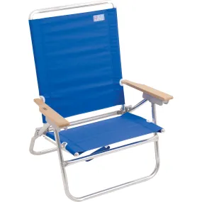 RIO Beach | 4-Position Easy In-Easy Out Beach Chair - Blue