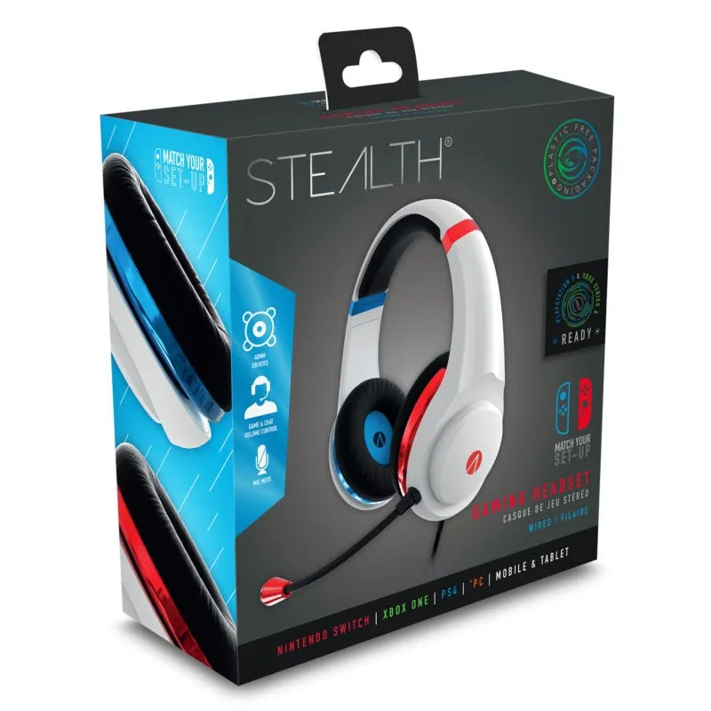 Stealth XP - Neon Red/Blue Headset